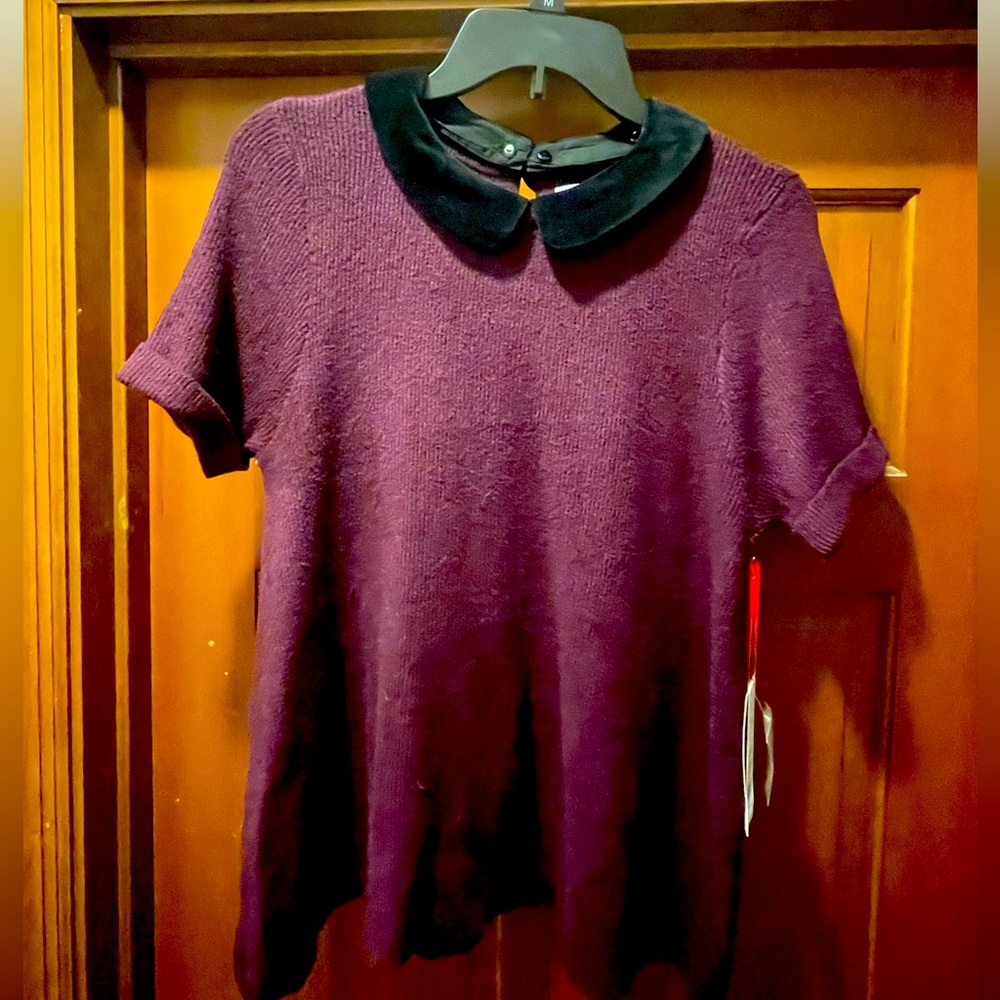 Elle Collared Swing Sweater